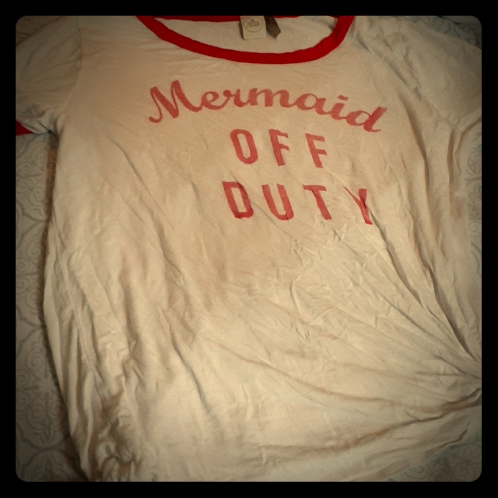 Short sleeve knot cropped tee